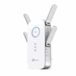 موسع نطاق WiFi TP-Link RE650 AC2600 – مزدوج النطاق لتعزيز سرعة واستقرار الإنترنت باللون الأبيض