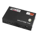 HDMI Splitter 1 to 4 with Automatic Detection and Power Adapter – Model CV666 - Image 3
