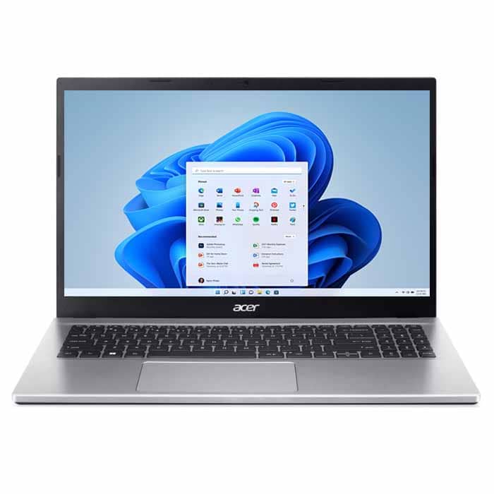 010300500018 Laptop Acer Aspire 3 A315-59-58XR – Intel Core i5-1235U – 8GB RAM – 512GB SSD – 15.6" FHD – Free DOS – Pure Silver - Image 1