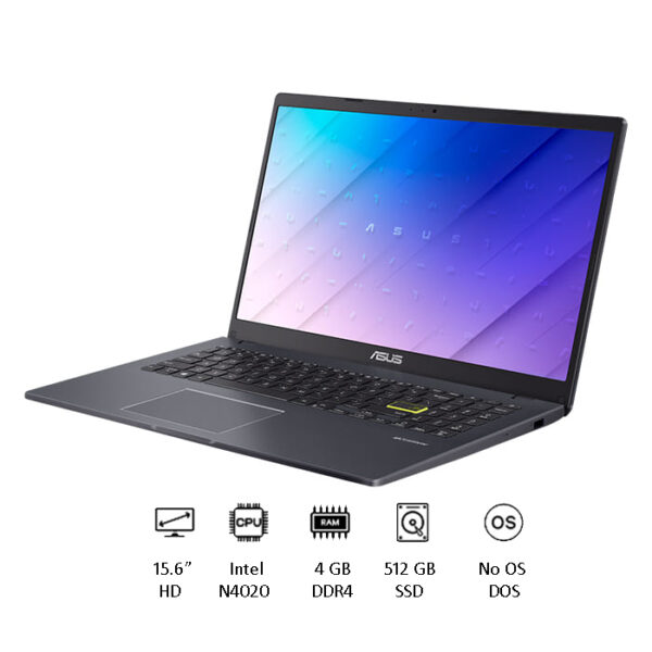 ASUS VivoBook E510MA-BR1112 – Intel Celeron N4020 – 4GB RAM – 512GB SSD – 15.6” HD – DOS – Peacock Blue