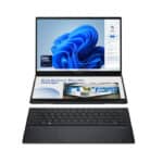 أسوس ZenBook Duo UX8406MA-OLED171G – Ultra 7 155H – 16 جيجابايت رام – 1 تيرابايت SSD – شاشة OLED WQXGA مقاس 14 بوصة – ويندوز 11 – رمادي إنكويل