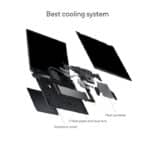 ⁦أسوس ZenBook Duo UX8406MA-OLED171G – Ultra 7 155H – 16 جيجابايت رام – 1 تيرابايت SSD – شاشة OLED WQXGA مقاس 14 بوصة – ويندوز 11 – رمادي إنكويل⁩ - الصورة ⁦2⁩