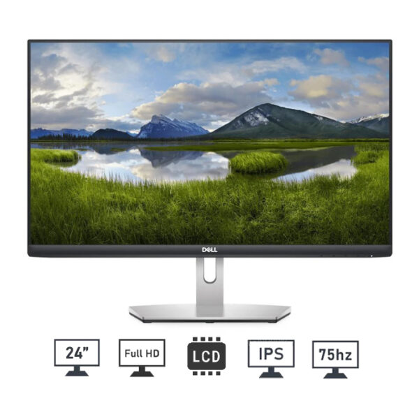 Dell S2421HN 24" – شاشة فل إتش دي (1920x1080) – بانل IPS – 75 هرتز – 4 مللي ثانية