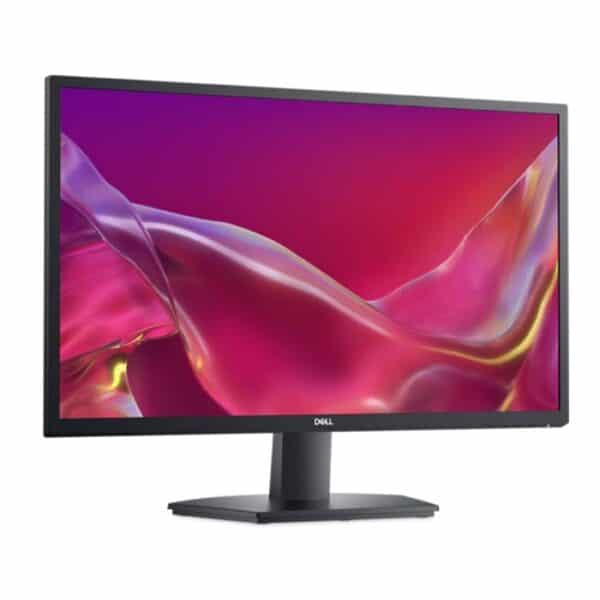 شاشة Dell SE2725H مقاس 27 بوصة – دقة Full HD 1920×1080، معدل تحديث 75 هرتز، لوحة VA، زمن استجابة 5 مللي ثانية، منافذ HDMI + VGA، خالية من الوميض، تقنية تقليل الضوء الأزرق