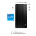 ⁦جهاز كمبيوتر مكتبي HP 290 G9 TWR – معالج Intel Core i5-12400، ذاكرة RAM 4 جيجابايت، قرص صلب 1 تيرابايت HDD، بدون نظام تشغيل (Free DOS)، تصميم برج⁩ - الصورة ⁦4⁩