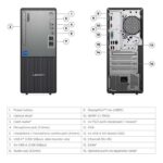 Lenovo ThinkCentre Neo 50t Gen5 Desktop – Intel Core i5-13400, 8GB RAM, 512GB SSD, DOS, 2-Year Warranty, Wired Keyboard & Mouse - Image 2