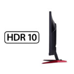 ⁦شاشة الألعاب أيسر نيترو VG270 Sbmiipx مقاس 27 بوصة بدقة فل إتش دي، لوحة IPS، تردد حتى 165 هرتز مع تقنية فري سينك، وزمن استجابة يصل إلى 0.1 مللي ثانية، مزودة بمنافذ DisplayPort وHDMI، باللون الأسود⁩ - الصورة ⁦4⁩