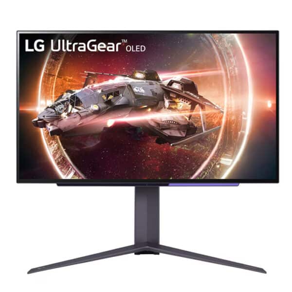 شاشة الألعاب إل جي UltraGear 27GS95QE-B – مقاس 27 بوصة، شاشة OLED، دقة WQHD، معدل تحديث 240Hz، زمن استجابة 0.03ms (GtG)