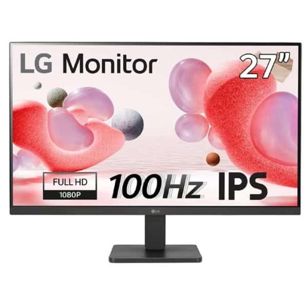 شاشة LG 27MR400-B 27 بوصة FHD IPS – 100 هرتز، بدون حواف، دقة Full HD (1920x1080)