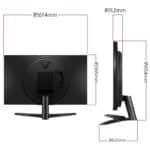 ⁦شاشة LG للألعاب 27GS60F-B UltraGear™ Full HD 27" (1920 × 1080) 180 هرتز - IPS 1 مللي ثانية (GtG) - NVIDIA® G-Sync⁩ - الصورة ⁦2⁩