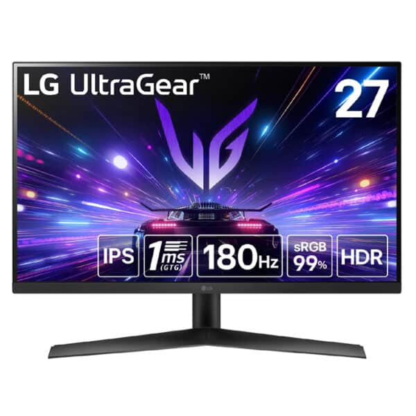 شاشة LG للألعاب 27GS60F-B UltraGear™ Full HD 27" (1920 × 1080) 180 هرتز - IPS 1 مللي ثانية (GtG) - NVIDIA® G-Sync