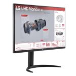 ⁦شاشة الألعاب إل جي UltraGear 32BR55U-B – مقاس 32 بوصة، دقة 4K، دعم HDR10، منافذ USB وType-C، لون أسود⁩ - الصورة ⁦7⁩