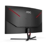 ⁦شاشة الألعاب AOC CQ27G3Z مقاس 27 بوصة – دقة 2560×1440 QHD، لوحة VA منحنية، معدل تحديث 240 هرتز، زمن استجابة 0.5 مللي ثانية، تقنية Adaptive Sync، انحناء 1500R، منافذ HDMI + DisplayPort، اللون الأسود⁩ - الصورة ⁦5⁩
