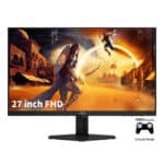 شاشة الألعاب AOC 27G4E – مقاس 27 بوصة، دقة FHD، لوحة IPS، معدل تحديث 180 هرتز، زمن استجابة 1 مللي ثانية، تصميم مخصص للاعبين المحترفين