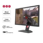 BenQ ZOWIE XL2540K 24.5" Esports Gaming Monitor – Full HD 1920×1080, 240Hz Refresh Rate, 1ms Response Time, DyAc Technology, Black eQualizer, S-Switch, HDMI + DisplayPort, VESA Mount, Black