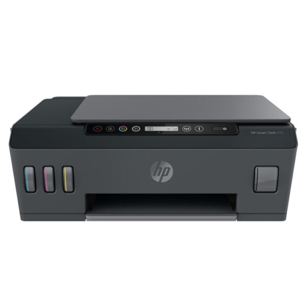 طابعة HP Smart Tank 515 اللاسلكية الكل في واحد – طباعة، نسخ، مسح ضوئي، نظام حبر مدمج، واي فاي، دعم تطبيق HP Smart، طباعة ملونة، شاشة LCD – أسود