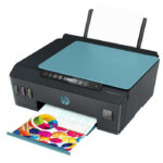 طابعة HP Smart Tank 516 اللاسلكية الكل في واحد – طباعة، نسخ، مسح ضوئي، خزان حبر مدمج قابل لإعادة التعبئة، واي فاي، دعم تطبيق HP Smart، شاشة LCD – أزرق