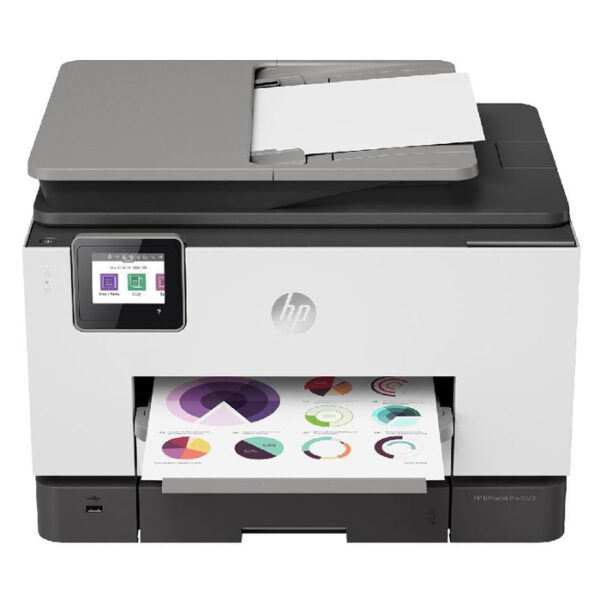 HP OfficeJet 9023 All-in-One Printer – Print, Copy, Scan, Fax, Wi-Fi, HP Smart App, Color Printing, USB, Touchscreen – White