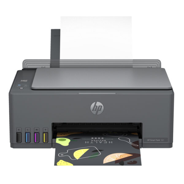 طابعة HP Smart Tank 581 Wireless All-in-One - طابعة نافثة للحبر لاسلكية متعددة الوظائف (أسود 6000 صفحة)
