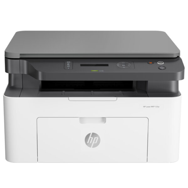 طابعة HP LaserJet Pro MFP M135a متعددة الوظائف – طباعة، نسخ، مسح ضوئي – اتصال USB – طابعة ليزر أحادية اللون – أبيض وأسود