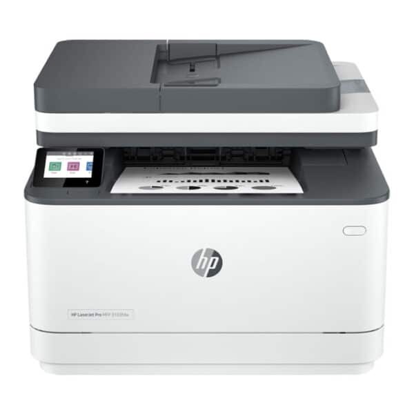 طابعة HP LaserJet Pro MFP 3103FDW – طابعة ليزر أحادية اللون لاسلكية، طباعة، نسخ، مسح ضوئي، فاكس، طباعة مزدوجة تلقائية، 40 صفحة في الدقيقة، واي فاي وUSB