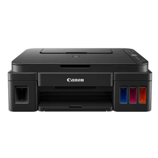 طابعة كانون PIXMA G3410 متعددة الوظائف بنظام الحبر القابل لإعادة التعبئة (طباعة، نسخ، مسح ضوئي)، واي فاي