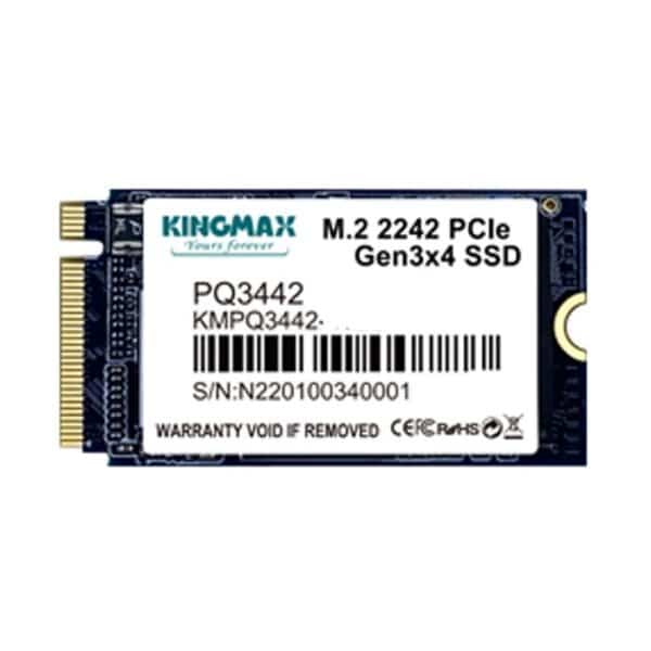 قرص الحالة الصلبة كينغ ماكس PQ3442 M.2 2242 PCIe Gen3x4 – سعة 1 تيرابايت، بسرعة قراءة تصل إلى 2400 ميجابايت في الثانية، يتميز بتصميم صغير الحجم وأداء عالٍ مثالي لأجهزة الكمبيوتر المحمولة والميني بي سي