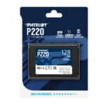 Patriot P220 128GB 2.5" SATA III SSD – Up to 550MB/s Read, 480MB/s Write, 7mm Thickness