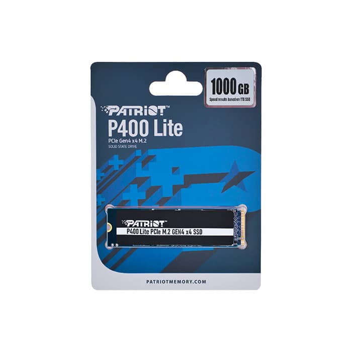 052902860003 Patriot P400 Lite 1TB M.2 2280 PCIe Gen 4x4 SSD – Up to 3500MB/s Read Speed, 3000MB/s Write Speed, High-Performance Storage for Gaming & Content Creation - Image 1