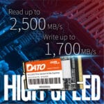 Dato DP342 PCIe Gen 3x4 1TB M.2 2242 SSD – Up to 2500MB/s Read, 1700MB/s Write, High-Speed Storage for Laptops & Desktops - Image 2