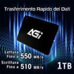 SSD AGI AI178 1TB 2.5" SATA III 7mm – Up to 550MB/s Read, 510MB/s Write, High-Speed Storage for Laptops and Desktops - Image 4