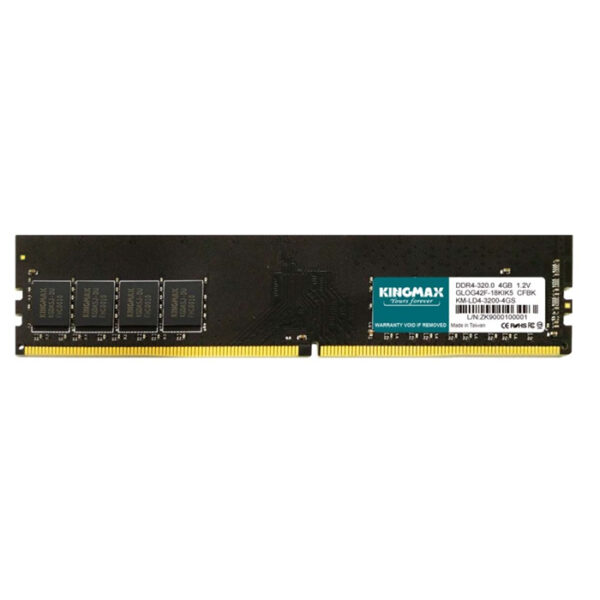 KINGMAX DDR4 3200MHz CL22 4GB Long DIMM Desktop RAM – Reliable Performance for Everyday Computing