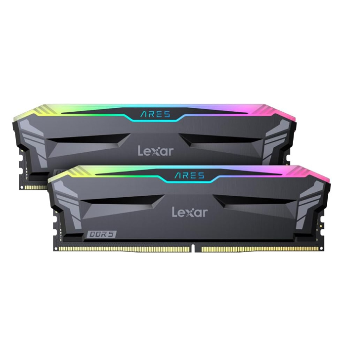 063053050002 Lexar 32GB (2x16GB) DDR5 6000MHz RGB Gaming RAM - Image 1