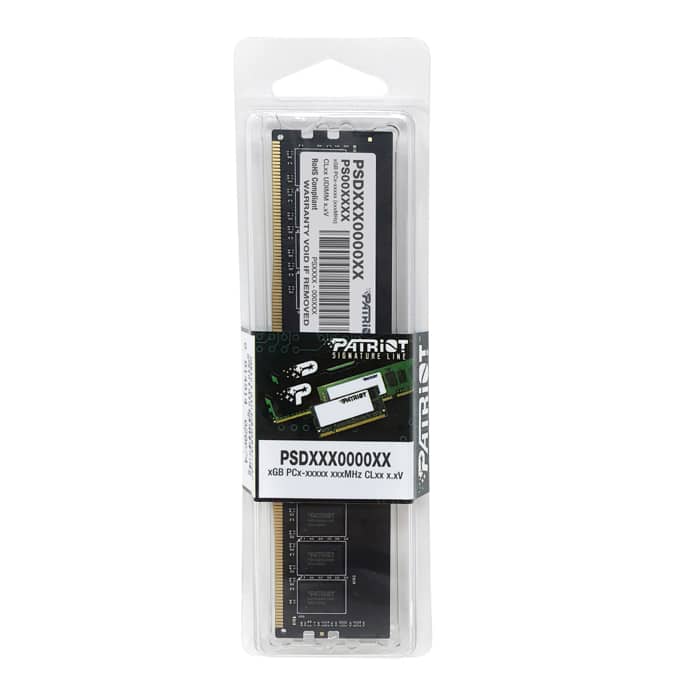 063123020002 Patriot 8GB DDR4 2666MHz Long DIMM RAM - Image 1