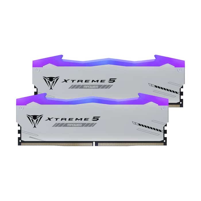 063123050003 Patriot Viper Xtreme 5 RGB Mpower DDR5 32GB (16x2) 6400MT/s CL32 SIL H/S KIT - Image 1