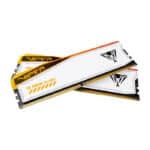 ⁦ذاكرة Patriot Viper Elite 5 RGB TUF Gaming DDR5 32GB (16x2) 6600MT/s CL34 White H/S Kit⁩ - الصورة ⁦2⁩