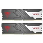 ذاكرة Patriot Viper Venom RGB DDR5 32GB (16x2) 6400MT/s CL32 Black/Silver Heat Sink Kit