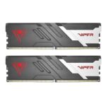 Patriot Viper Venom RGB DDR5 64GB (32x2) 6000MT/s CL32 Black/Silver Heat Sink KIT