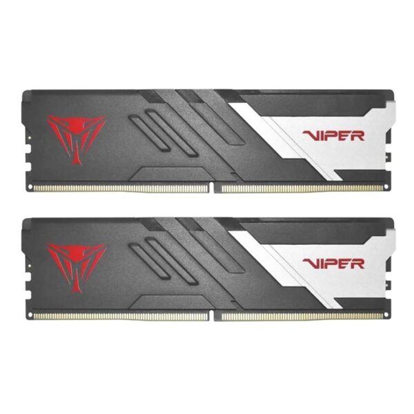 Patriot Viper Venom RGB DDR5 64GB (32x2) 6000MT/s CL32 Black/Silver Heat Sink KIT