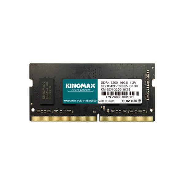 KINGMAX DDR4 16GB 3200MHz CL22 SO-DIMM Laptop RAM – High-Performance Memory for Power Users
