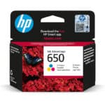 خرطوشة حبر ملونة أصلية لطابعة HP DeskJet 650 – ثلاثية الألوان (سماوي، أرجواني، أصفر)