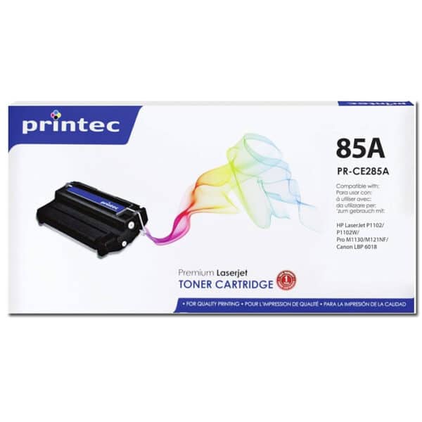 PRINTEC 85A Toner Cartridge – Compatible Replacement for HP 85A (CE285A) – Black