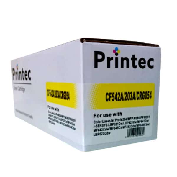 تونر PRINTEC 203A أصفر – بديل متوافق مع خرطوشة HP 203A (W2030A) – أصفر