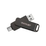Patriot Rage R550 256GB USB 3.2 Gen 1 Flash Drive (Swing Type A+C, Dark Shadow)