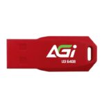 فلاش AGI – سعة 64 جيجابايت – USB 3.2 – أحمر – موديل AGI064GBRUP138