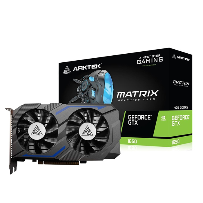 156116090007 بطاقة الرسومات ARKTEK NVIDIA GeForce GTX 1650 - 4 جيجابايت GDDR6 - الصورة 1
