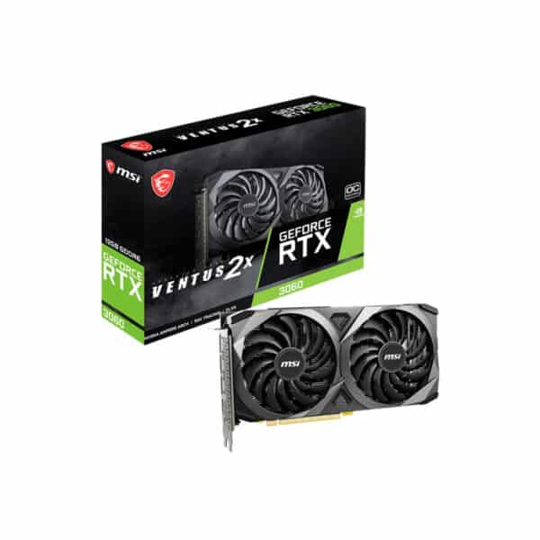 كرت الشاشة MSI GeForce RTX 3060 VENTUS 2X 12GB