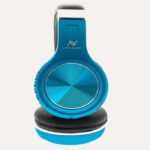 ⁦سماعة رأس Avvento HP-10-L بلوتوث مع ميكروفون – أزرق⁩ - الصورة ⁦2⁩