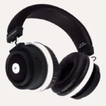 سماعة رأس Avvento HP-15-B بلوتوث مع ميكروفون – طوق جلدي، أسود