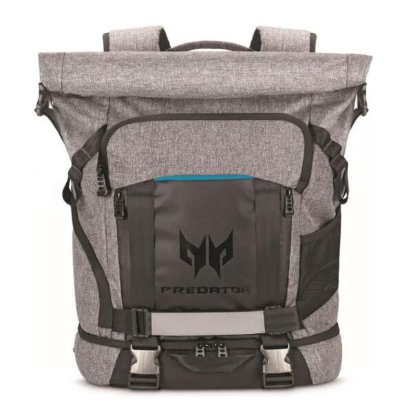 Rolltop Backpack – 15" – Gray Blue